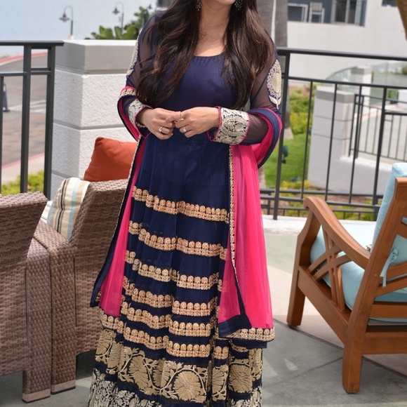 indian designer dress sharara - Picture 2 of 2